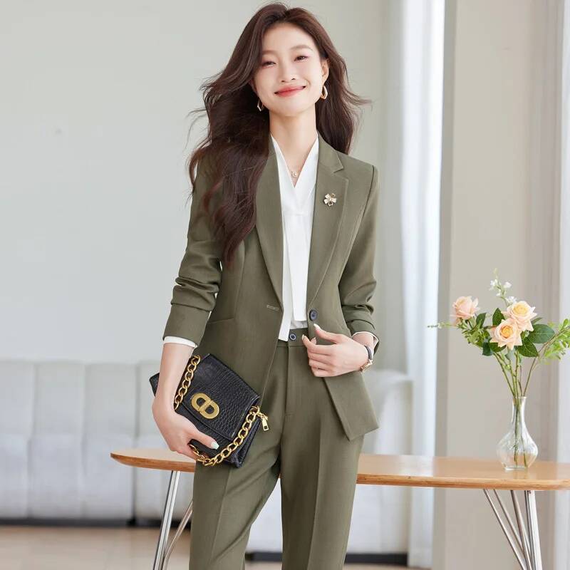 Formal Winter Wear Women Jacket - Otoño Invierno uniforme Formal estilos trajes