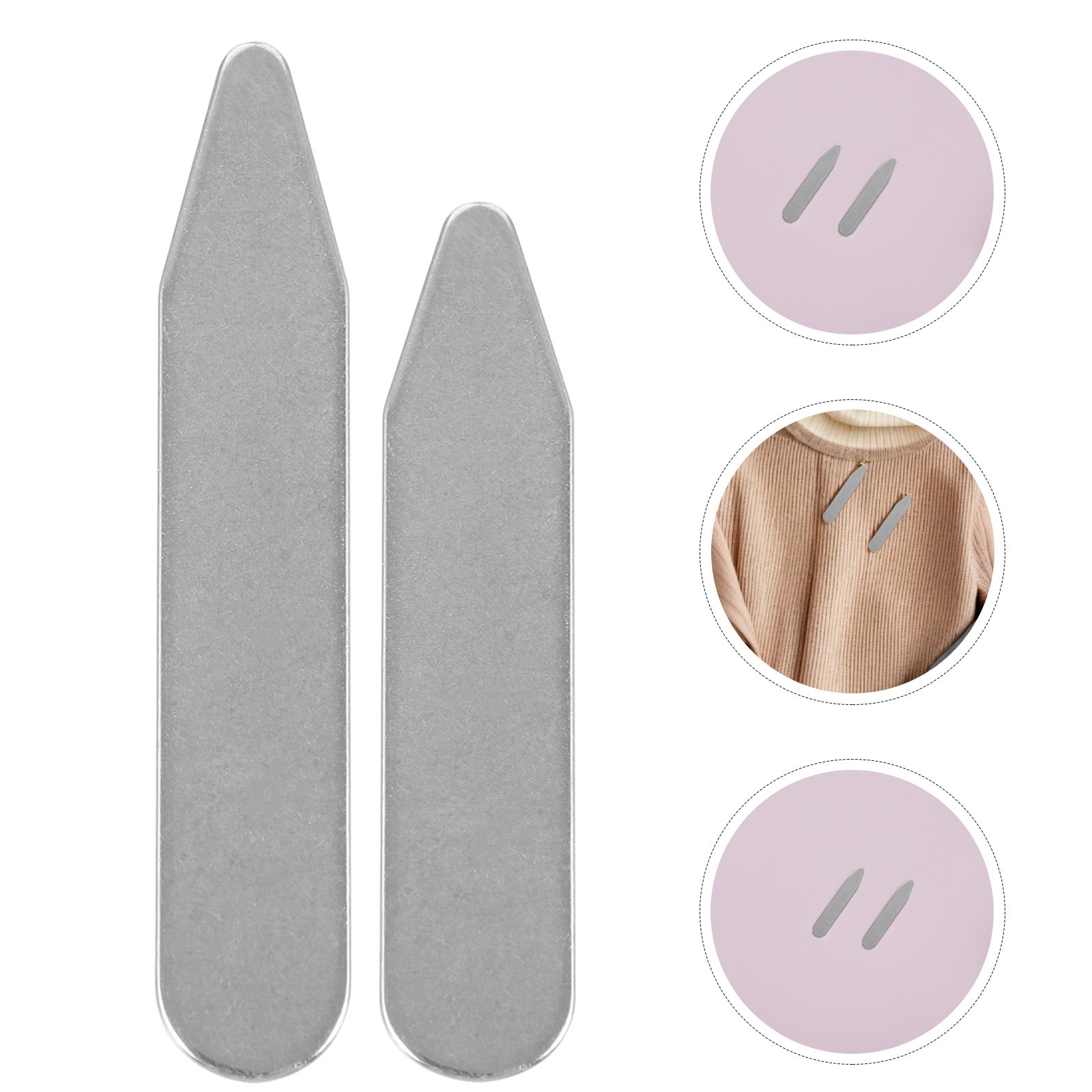Women Formal Wear Shirts - Soportes de Cuello de Acero Inoxidable