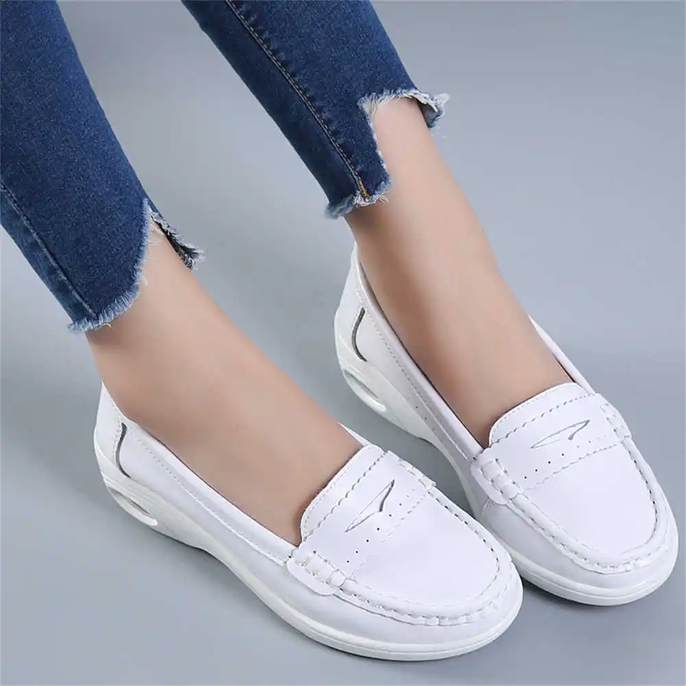 Women Formal Wear Ideas - Zapatillas de deporte blancas Slipon de