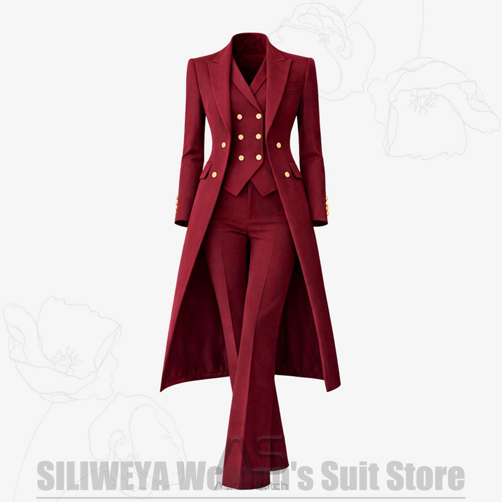 Women Formal Wear Shirts - Traje de Mujer de 3 Piezas,