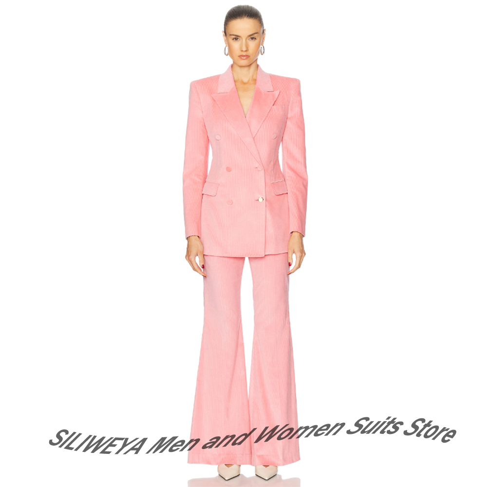 Women Formal Wear Look - Traje de Dos Piezas de Pana