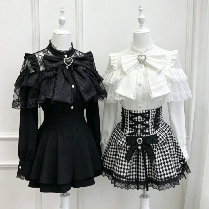 Japanese Women Formal Wear - Blusa Kawaii Japonesa Lolita para Mujer,