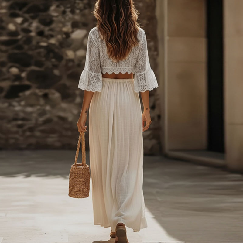 Conjunto de dos piezas bohemio - Formal Women'S Wear reseña y precio