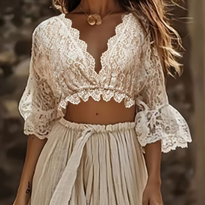 Conjunto de dos piezas bohemio - Formal Women'S Wear reseña y precio