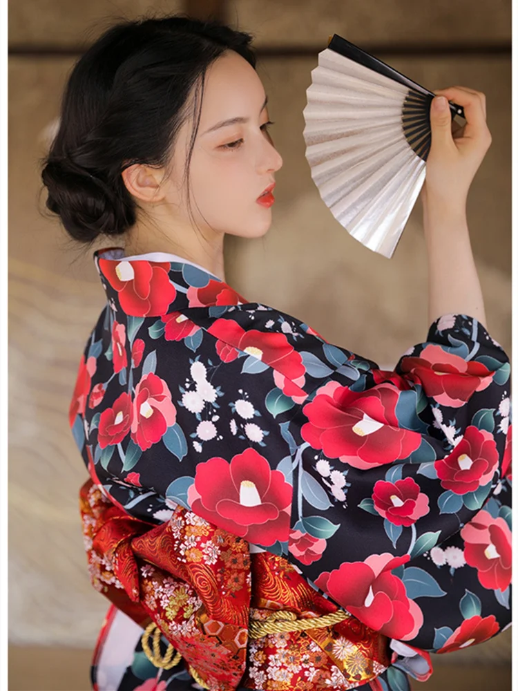 Vestido largo con estampado Fl - Japanese Women Formal Wear reseña y precio