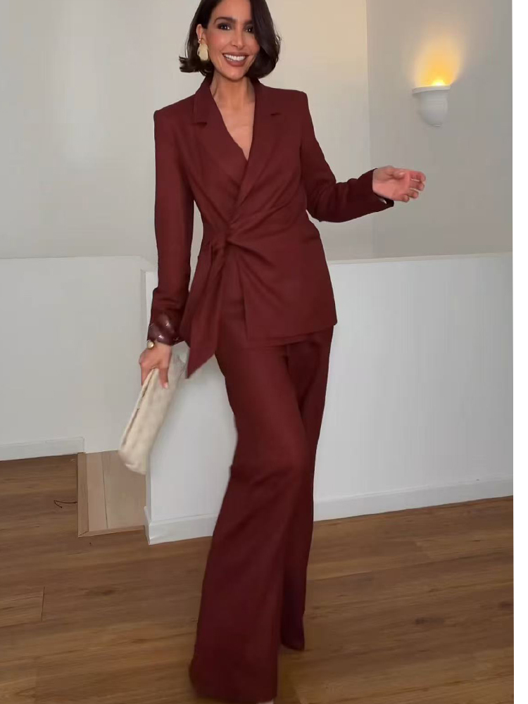 Traje de Blazer y Pantalón par - Women Formal Wear Trousers reseña y precio