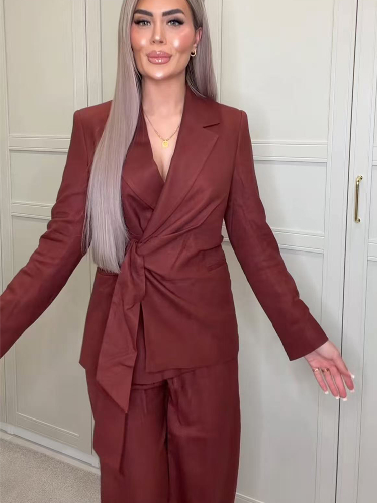 Traje de Blazer y Pantalón par - Women Formal Wear Trousers reseña y precio