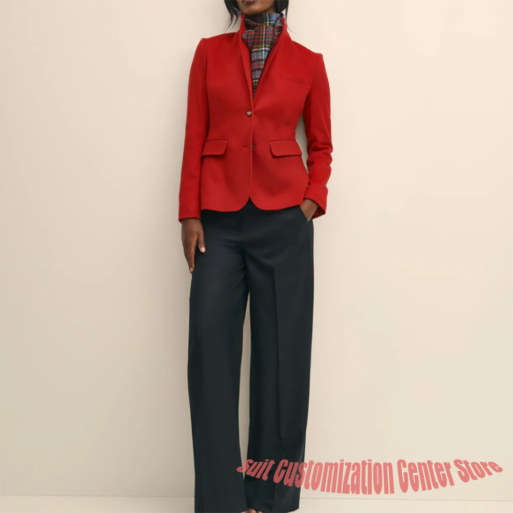 Ropa de lana azul marino para  - Women Formal Wear Shirts reseña y precio