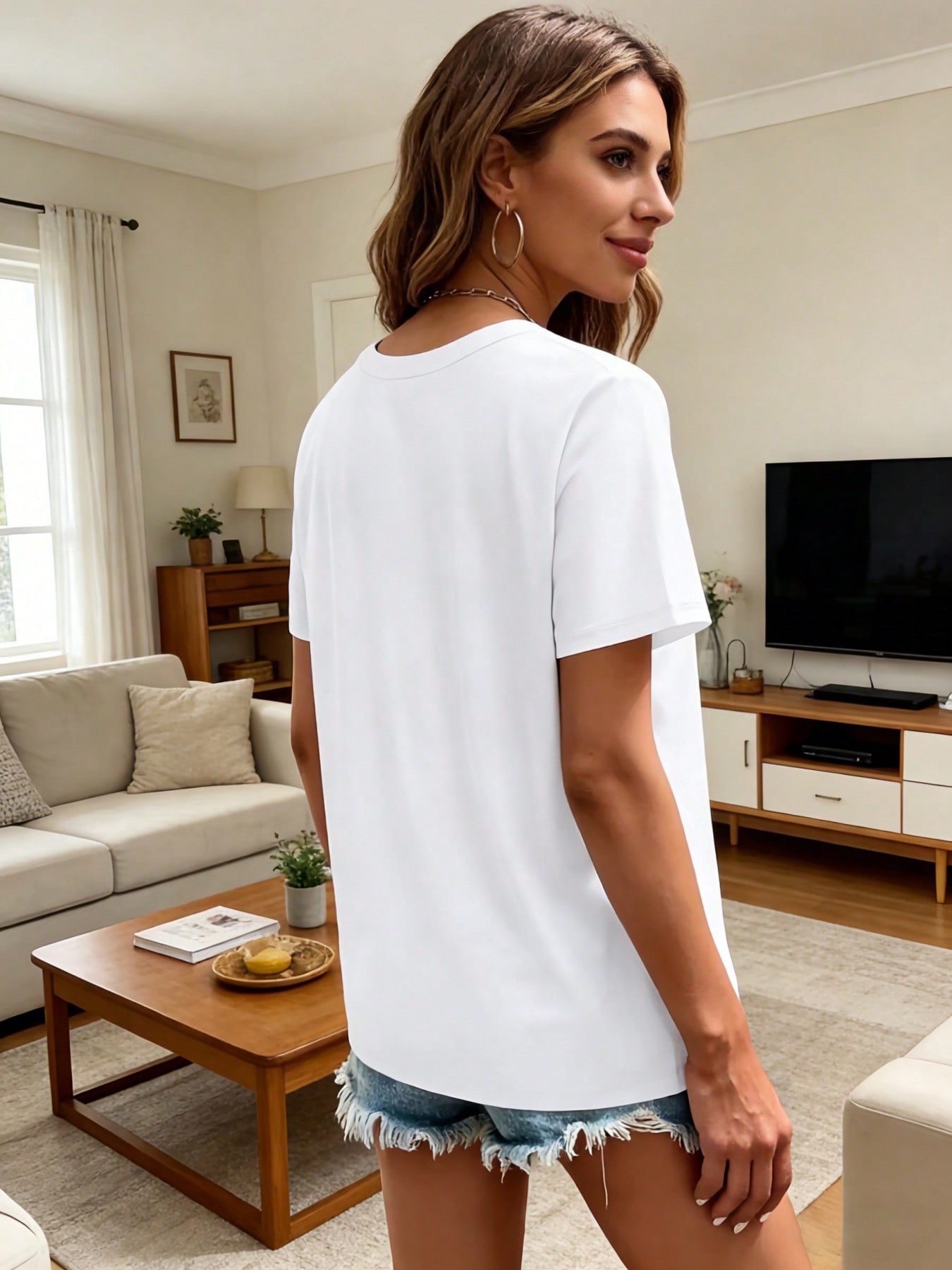Talla grande, camisa con estam - Women Formal Wear Shirts reseña y precio