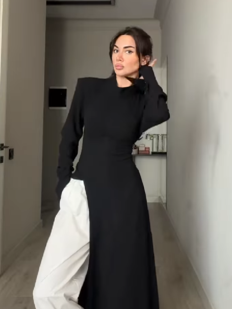 Vestido Maxi Elegante de Manga - Formal Women'S Wear reseña y precio