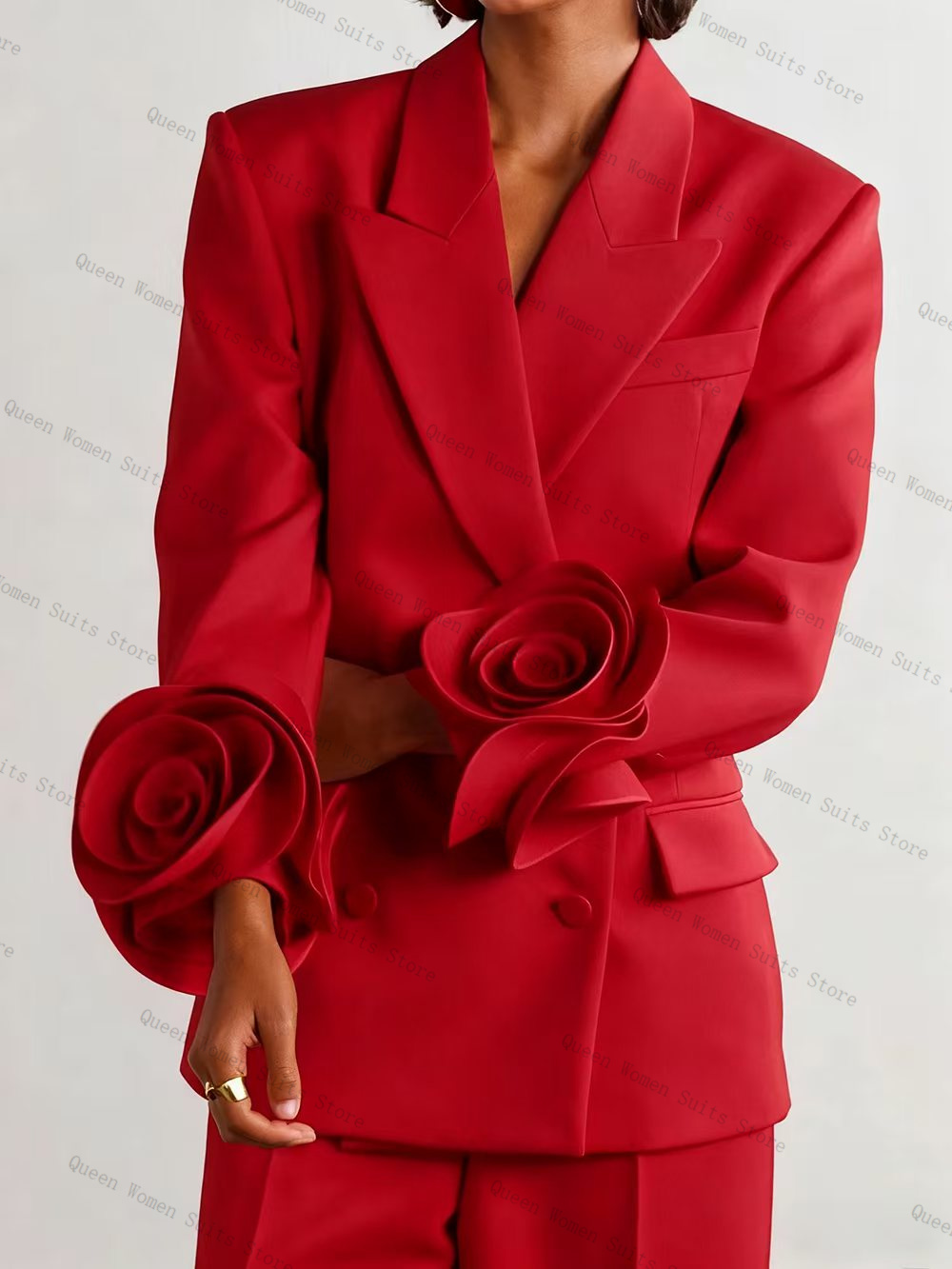 Conjunto de traje rojo de lujo - Women Formal Wear Trousers reseña y precio