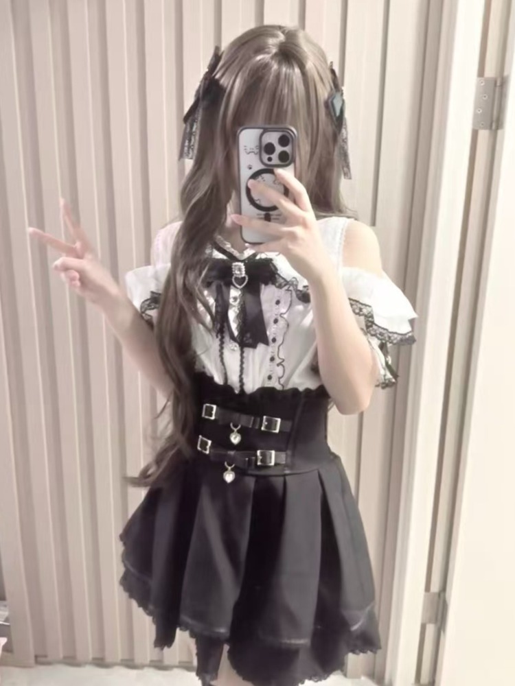 Blusa Lolita Japonesa con Vola - Formal Wear Japan Women reseña y precio