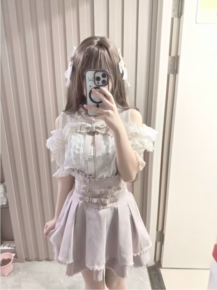 Blusa Lolita Japonesa con Vola - Formal Wear Japan Women reseña y precio