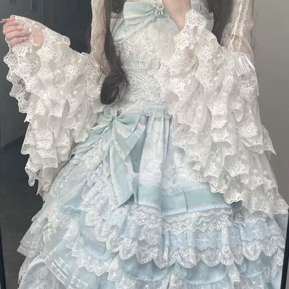 Blusa estilo Lolita con encaje - Formal Wear Japan Women reseña y precio