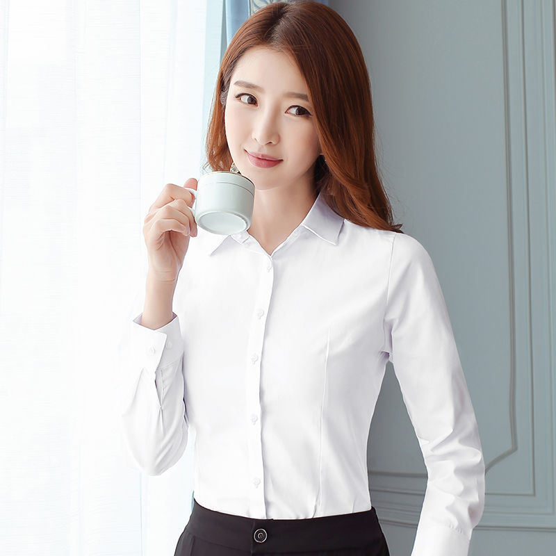 Blusa Coreana Delgada Negra y  - Women Formal Wear Shirts reseña y precio