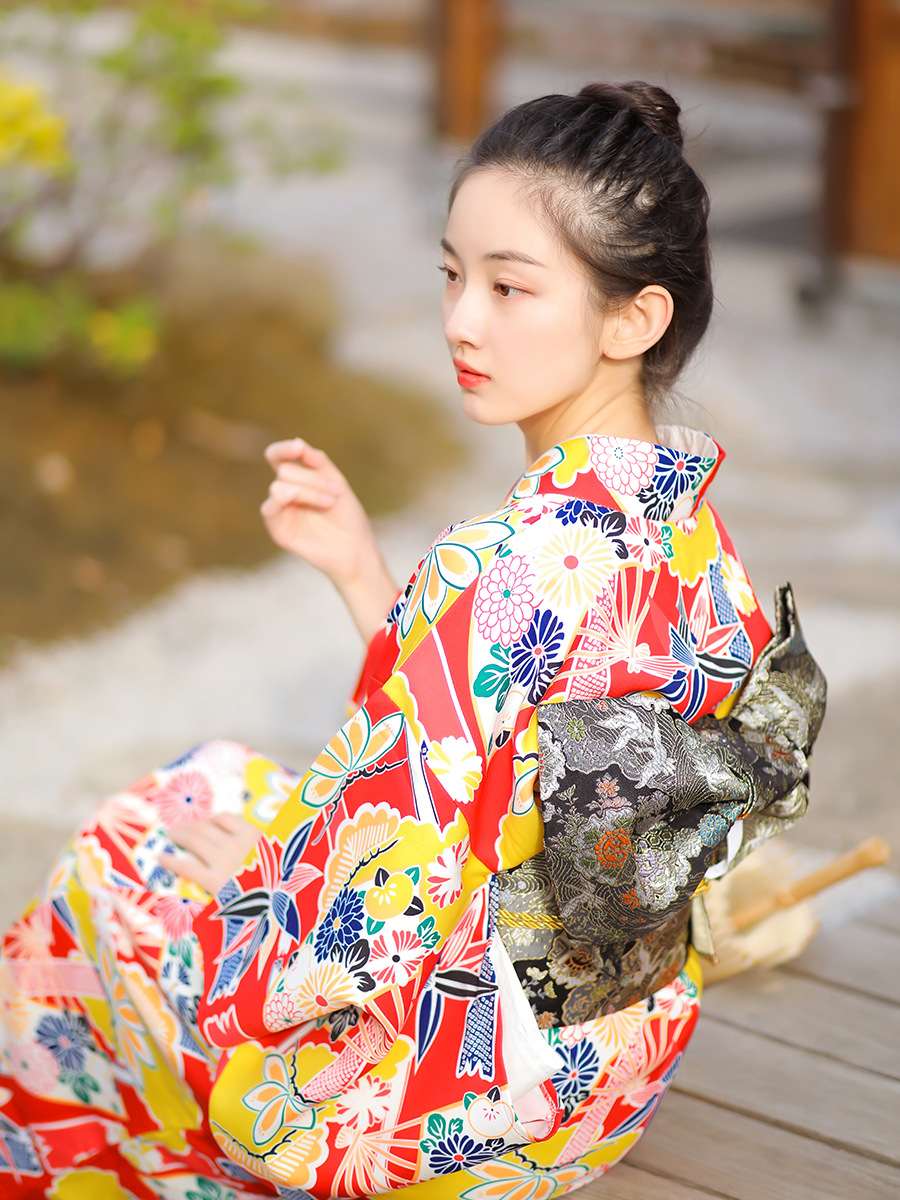 Kimono Tradicional Japonés par - Japanese Women Formal Wear reseña y precio