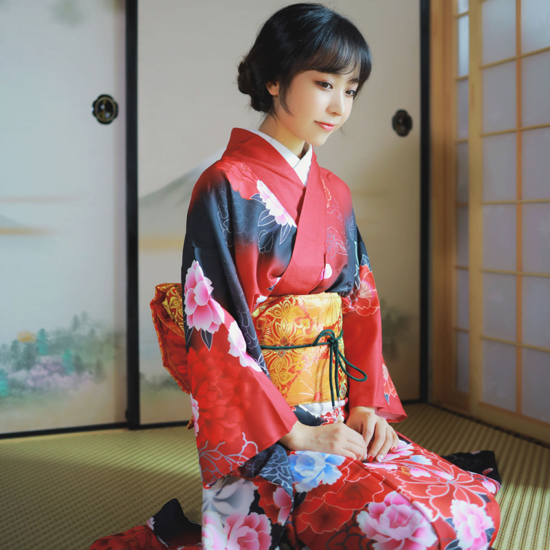 Kimono Japonés para Mujer, Rop - Japanese Women Formal Wear reseña y precio