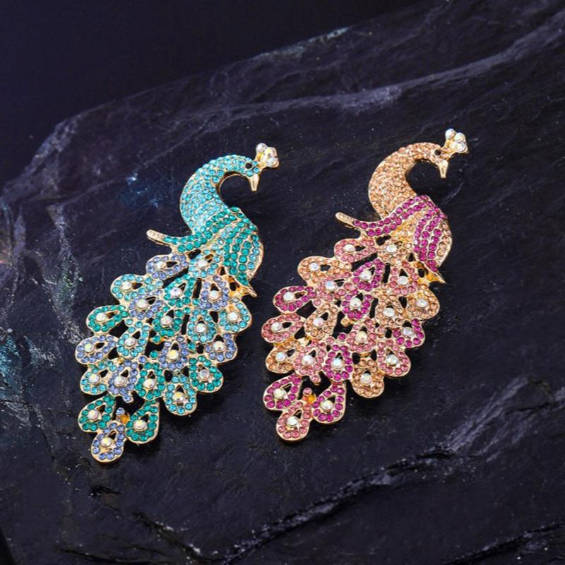 Broche de pavo real único para - Women Formal Wear Look reseña y precio