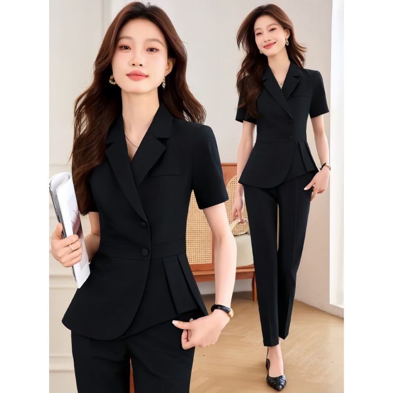Traje profesional delgado azul - Women Formal Wear Shirts reseña y precio